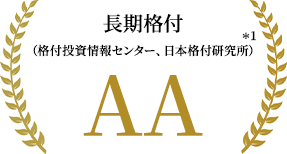 三菱UFJモルガン・スタンレー証券 長期格付 (日本格付研究所)AA